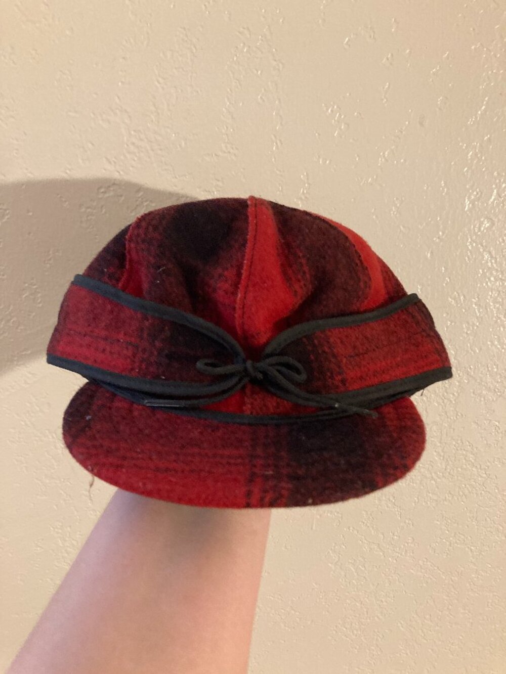Stormy Kromer Original buffalo plaid hat size 7